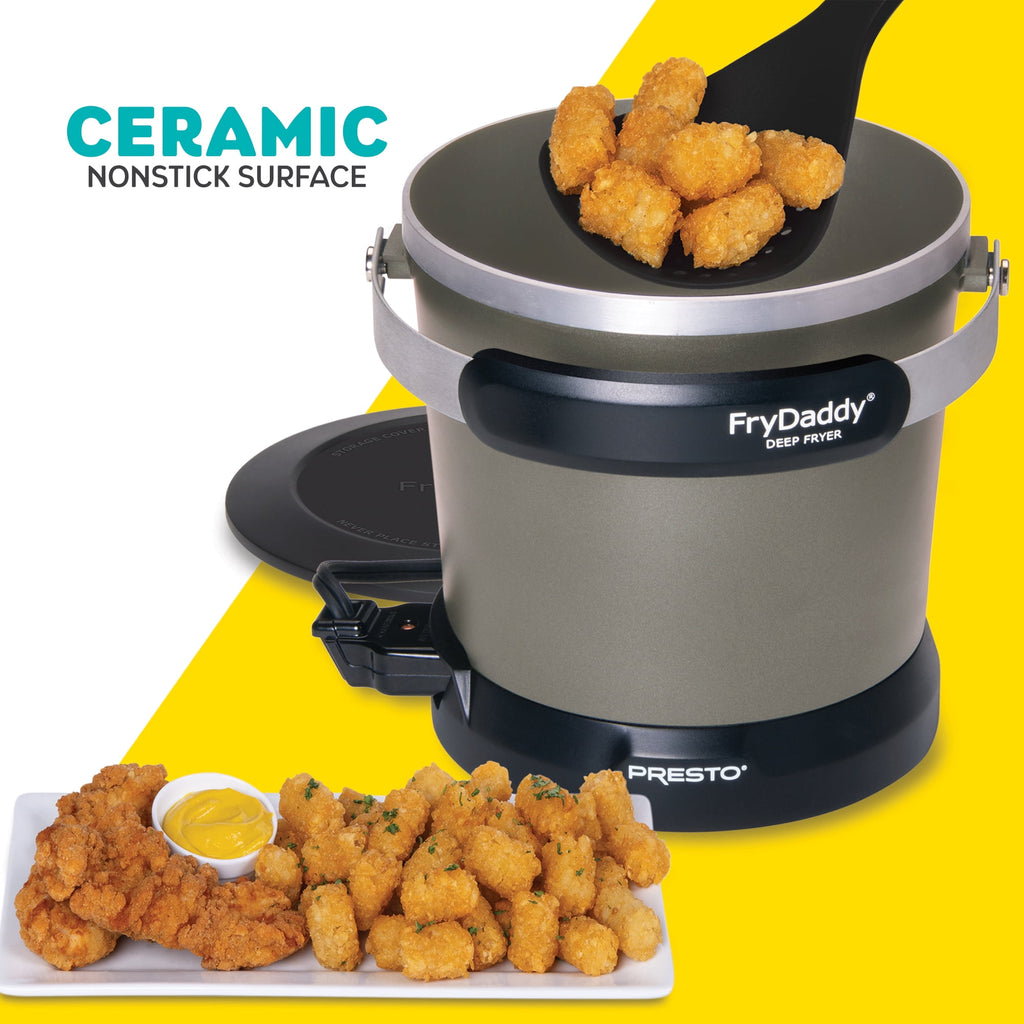 Presto FryDaddy Electric Deep Fryer, Black 05428