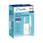 TP-Link AX1500 Wi-Fi 6 Dual-Band, Range Extender with Quick 1.5 Gbps Transfer Rate, Smart Roaming for Steady Wireless Coverage and Also Connect a Device Through the Ethernet Port