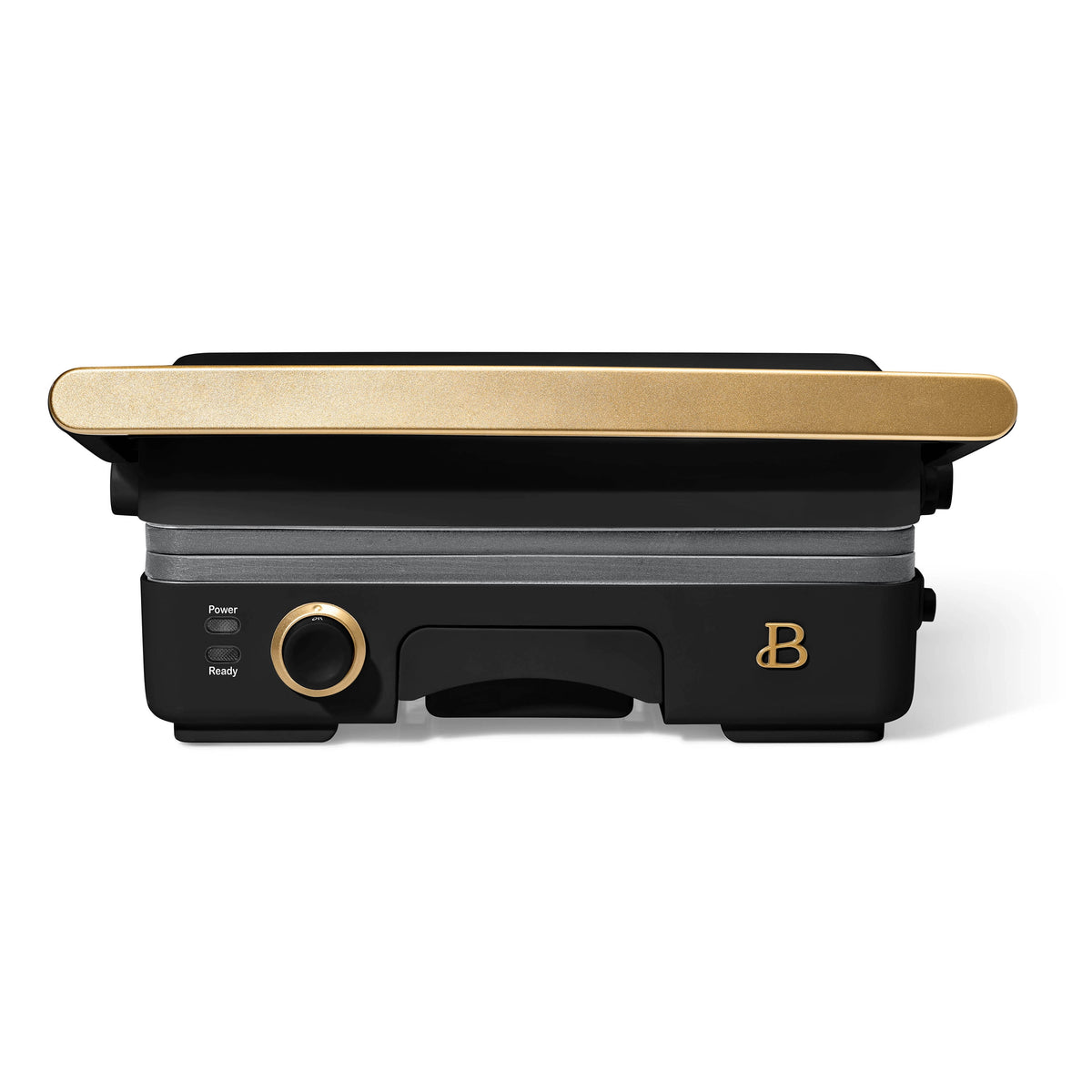 Beautiful 2-in-1 Panini Press & Grill with Detachable Plates, Black Sesame by Drew Barrymore
