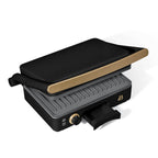 Beautiful 2-in-1 Panini Press & Grill with Detachable Plates, Black Sesame by Drew Barrymore