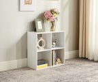Mainstays 4 Cube Storage Organizer Bookcase, White