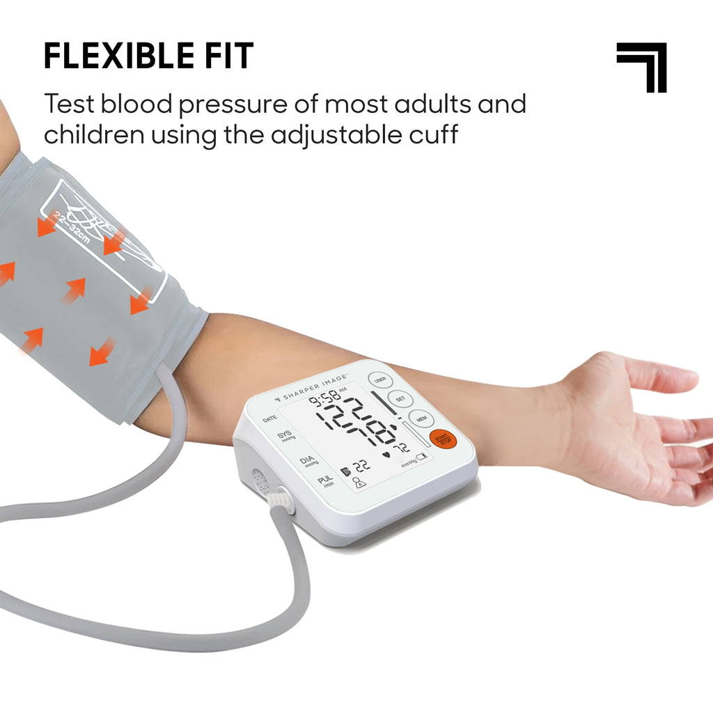 Sharper Image Health Kit 3 Piece Set with Forehead Thermometer Blood Pressure Monitor Pulse Oximeter, Accu-Sensor Technology, Portable Design, 1 Count