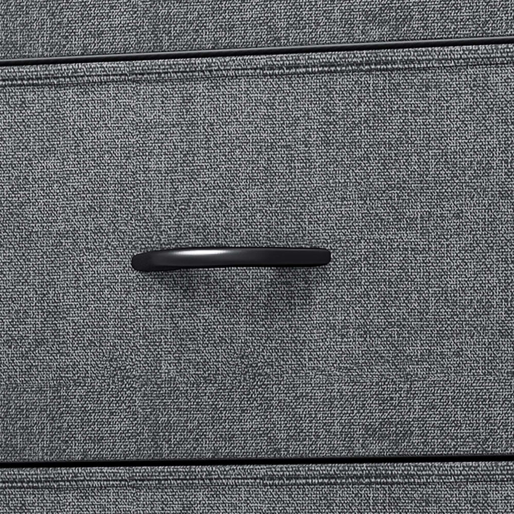 Uforic 8 Drawers Dresser Chest of Drawers for Fabric Storage Dressers for Living Room Black Gray