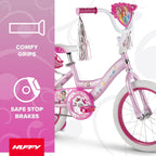 Huffy 16" Disney Princess Kids' Bike, Fits Riders 3'5" - 4'0", Pink, Child, Girl's