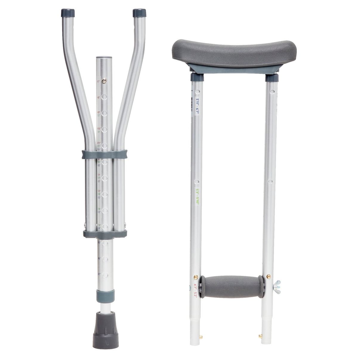 Equate Universal Crutches – Adjustable Walking Support for Adults