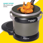 Presto FryDaddy Electric Deep Fryer, Black 05428