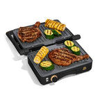 Beautiful 2-in-1 Panini Press & Grill with Detachable Plates, Black Sesame by Drew Barrymore