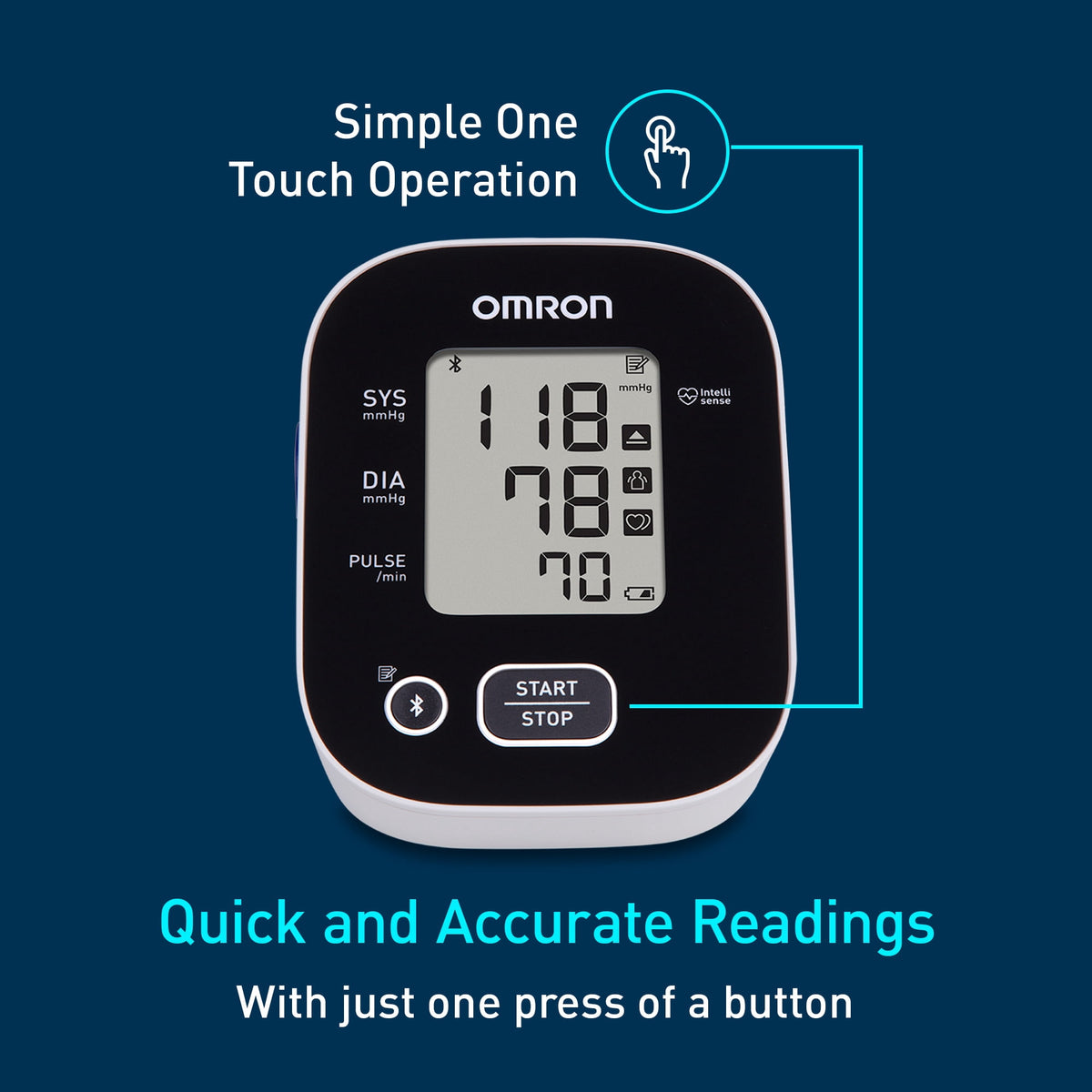 OMRON 3 Series Upper Arm Blood Pressure Monitor and Arm Cuff for Home Use