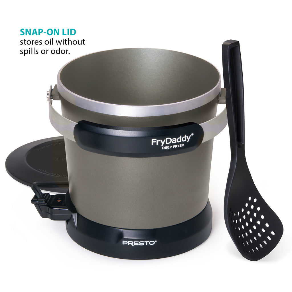 Presto FryDaddy Electric Deep Fryer, Black 05428