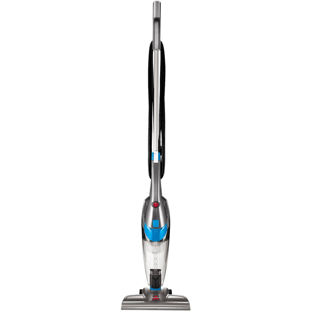 BISSELL 3-in-1, Corded, Stick Vacuum, Carpet, Area Rugs, Hardfloor, Upholstery, Removable Hand Vac, Lightweight, Easy Empty, 2030, Blue & Gray