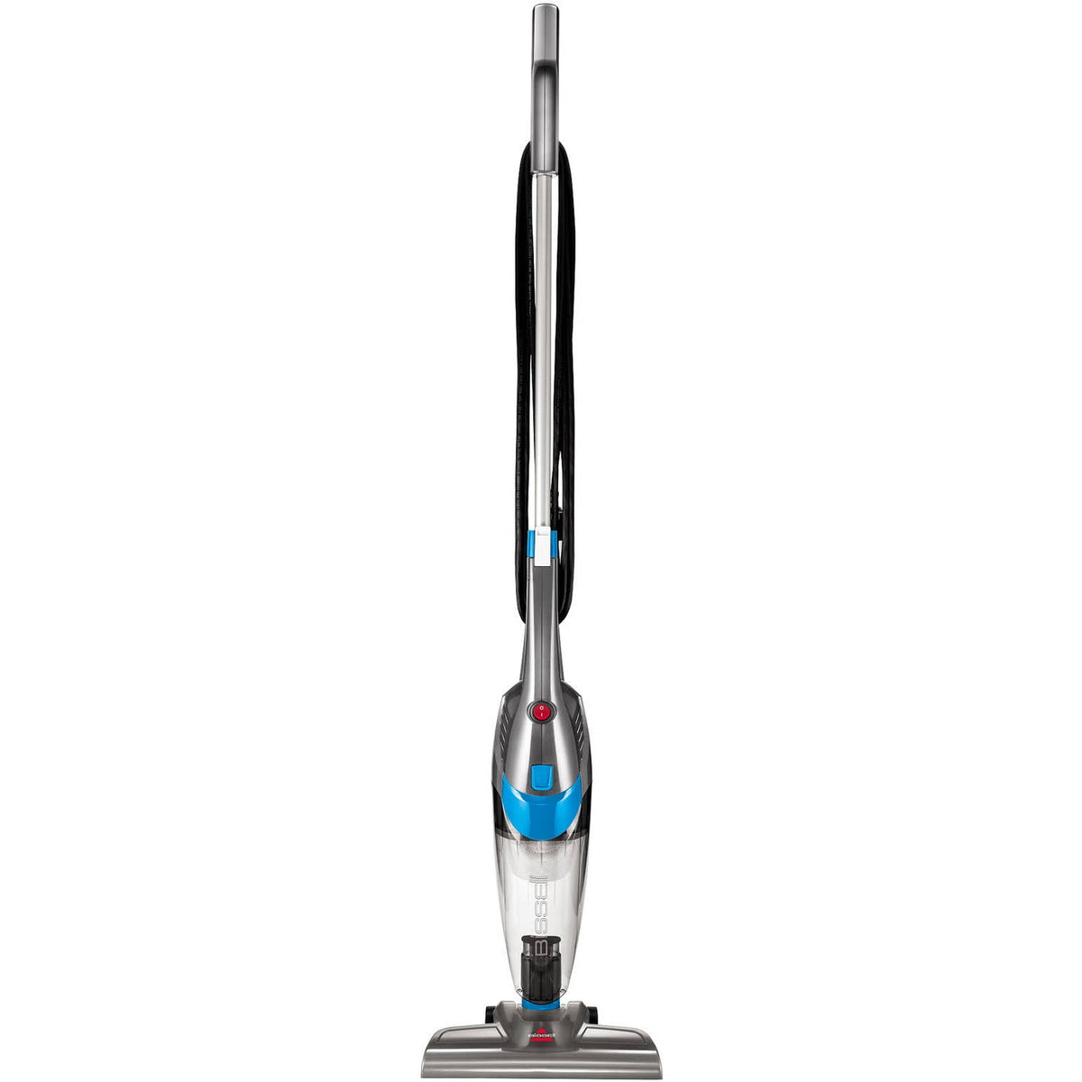 BISSELL 3-in-1, Corded, Stick Vacuum, Carpet, Area Rugs, Hardfloor, Upholstery, Removable Hand Vac, Lightweight, Easy Empty, 2030, Blue & Gray