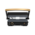 Beautiful 2-in-1 Panini Press & Grill with Detachable Plates, Black Sesame by Drew Barrymore