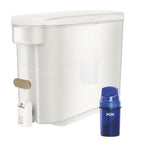 Beautiful by PUR 30 Cup Dispenser Pitcher Water Filtration System, White Icing (PDS1820W)