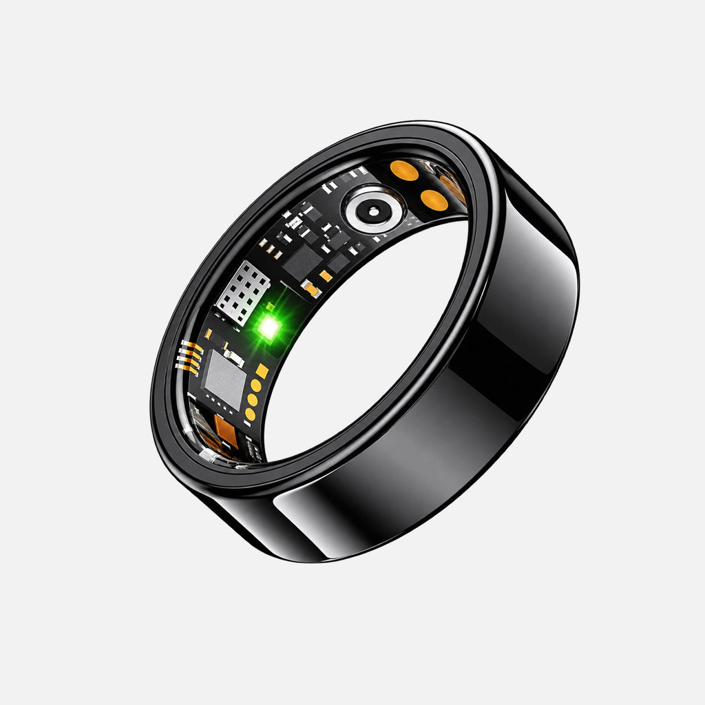 LIVEUP Smart Ring, Sleep & Heart Rate Tracking, Blood Oxygen Monitoring, Waterproof, Size 10, 1 Count