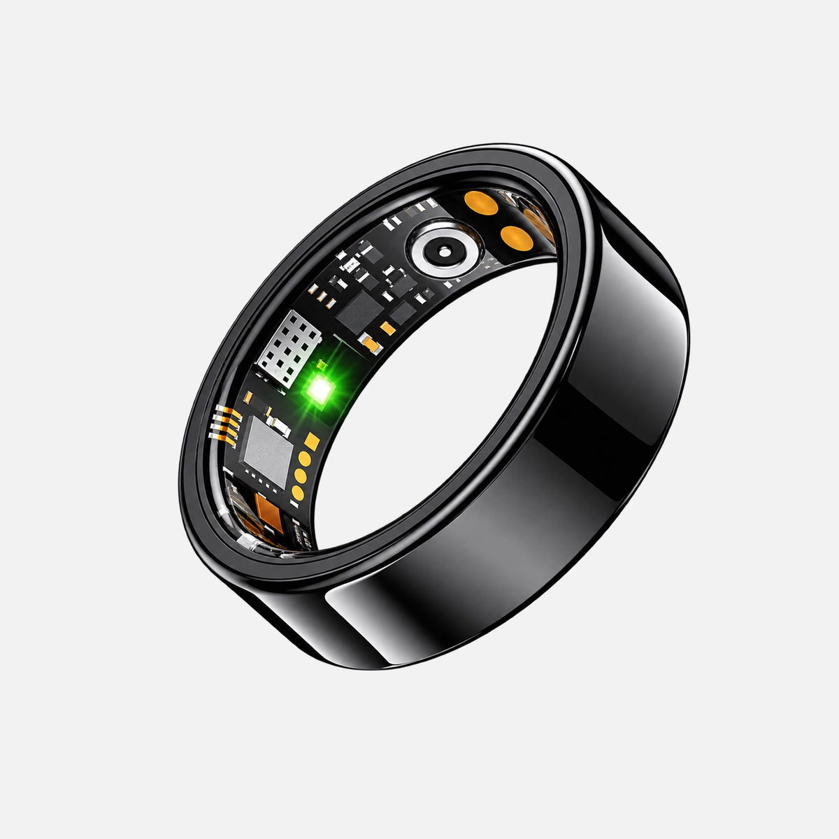 LIVEUP Smart Ring, Sleep & Heart Rate Tracking, Blood Oxygen Monitoring, Waterproof, Size 10, 1 Count
