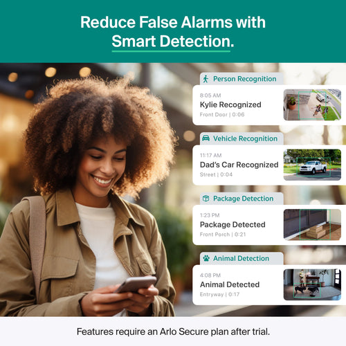 Arlo Essential Pan Tilt Security Camera 1080p HD (2025 Release) - Wired Plug-In Power Outdoor Camera, 1-Cam