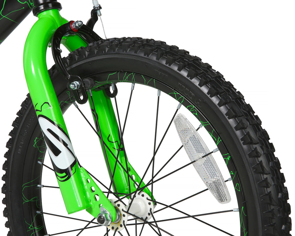 Dynacraft Surge Boys 18" BMX Bike, For Kids Age 6-9 Years, Green