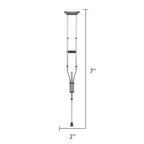 Equate Universal Crutches – Adjustable Walking Support for Adults