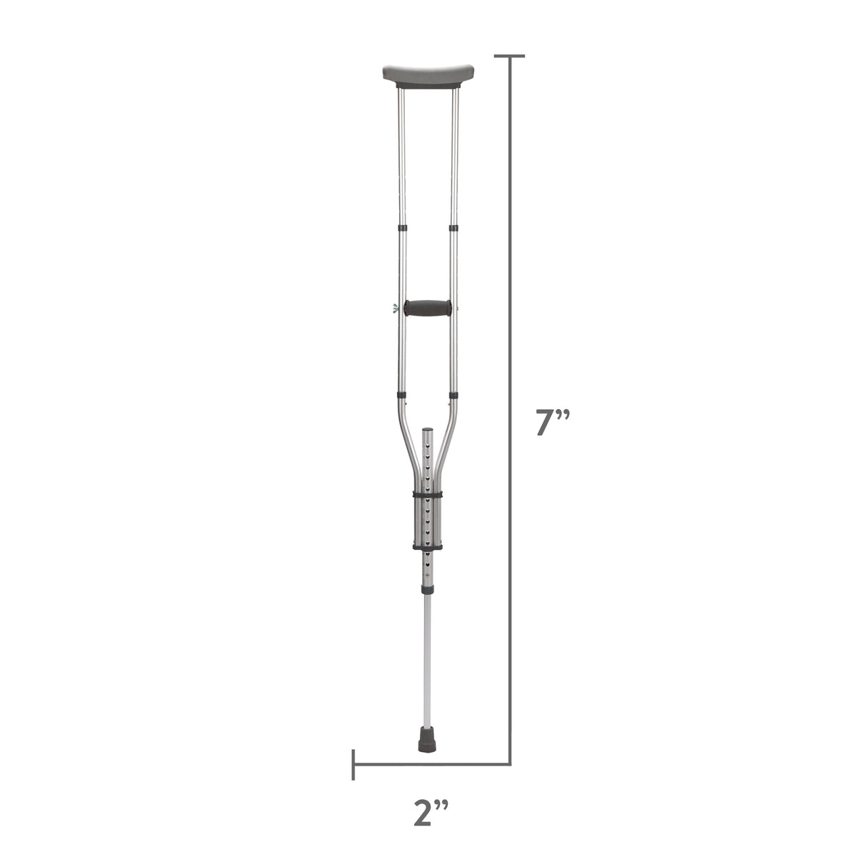 Equate Universal Crutches – Adjustable Walking Support for Adults