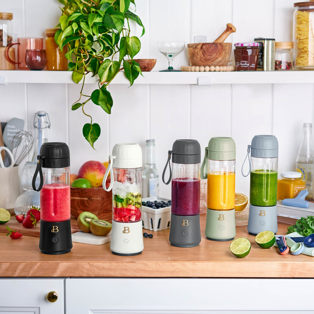 Beautiful Portable to-Go Blender 2.0, 70 W, 16 oz, Black Sesame by Drew Barrymore