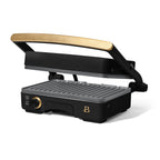 Beautiful 2-in-1 Panini Press & Grill with Detachable Plates, Black Sesame by Drew Barrymore