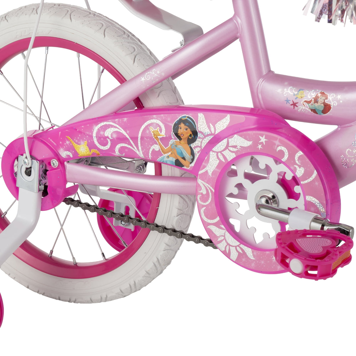 Huffy 16" Disney Princess Kids' Bike, Fits Riders 3'5" - 4'0", Pink, Child, Girl's