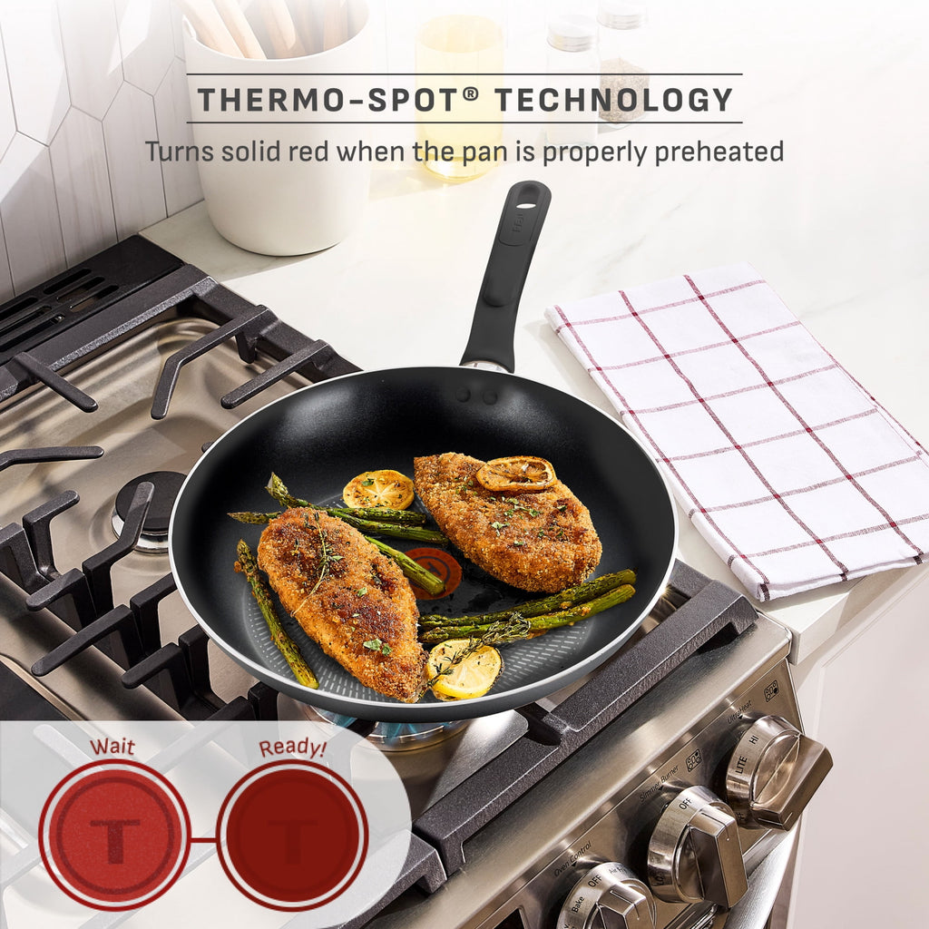 T-fal Easy Care Nonstick Cookware, 20 piece Set, Grey, B087SKDW